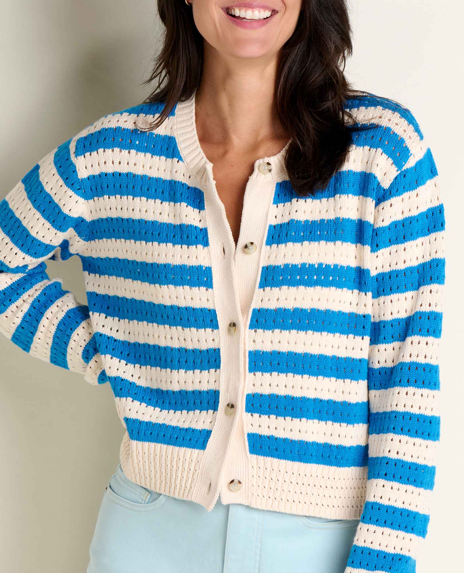 Bianca Pointelle Cardigan - Image 4