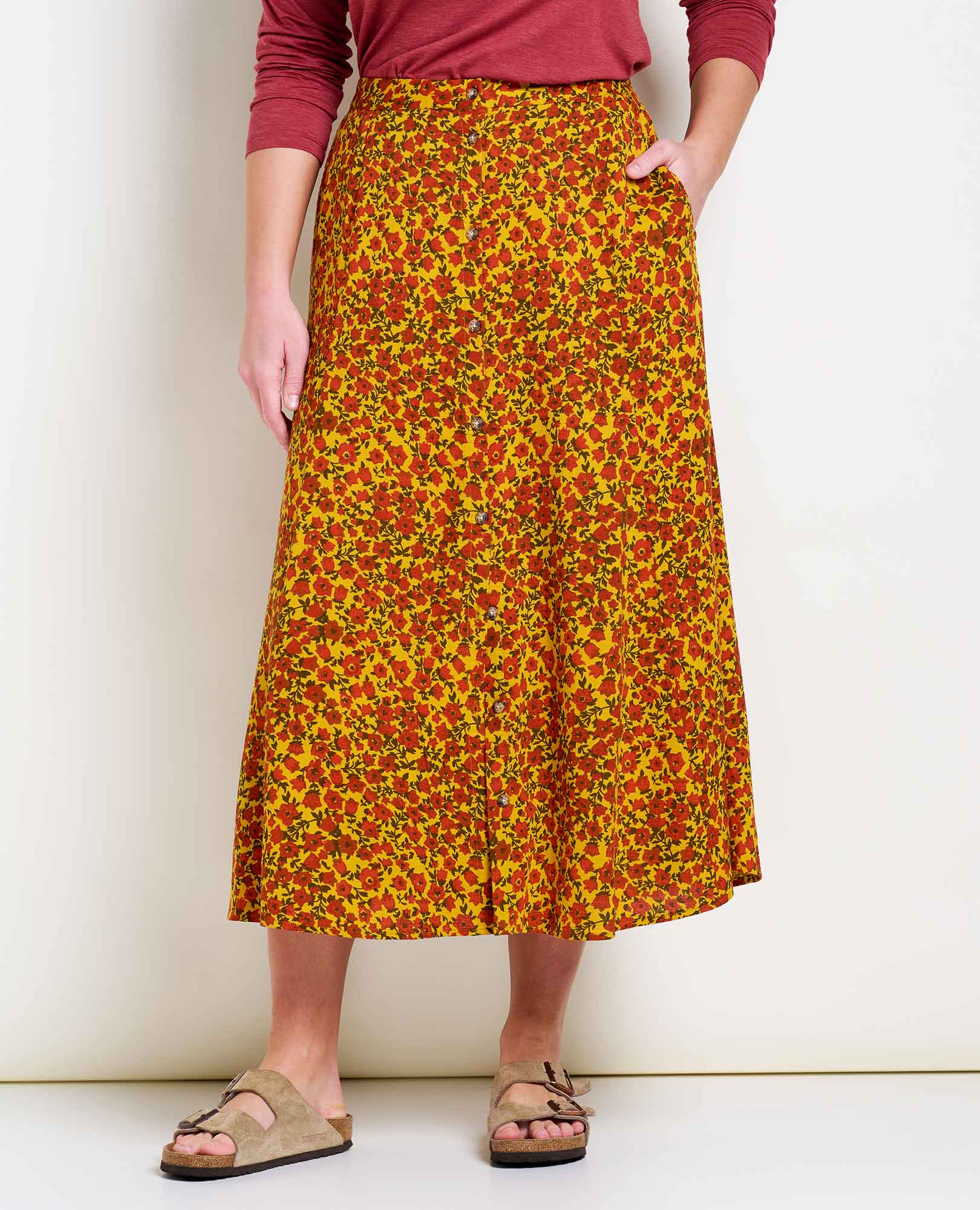 Manzana Paneled Midi Skirt - Image 4