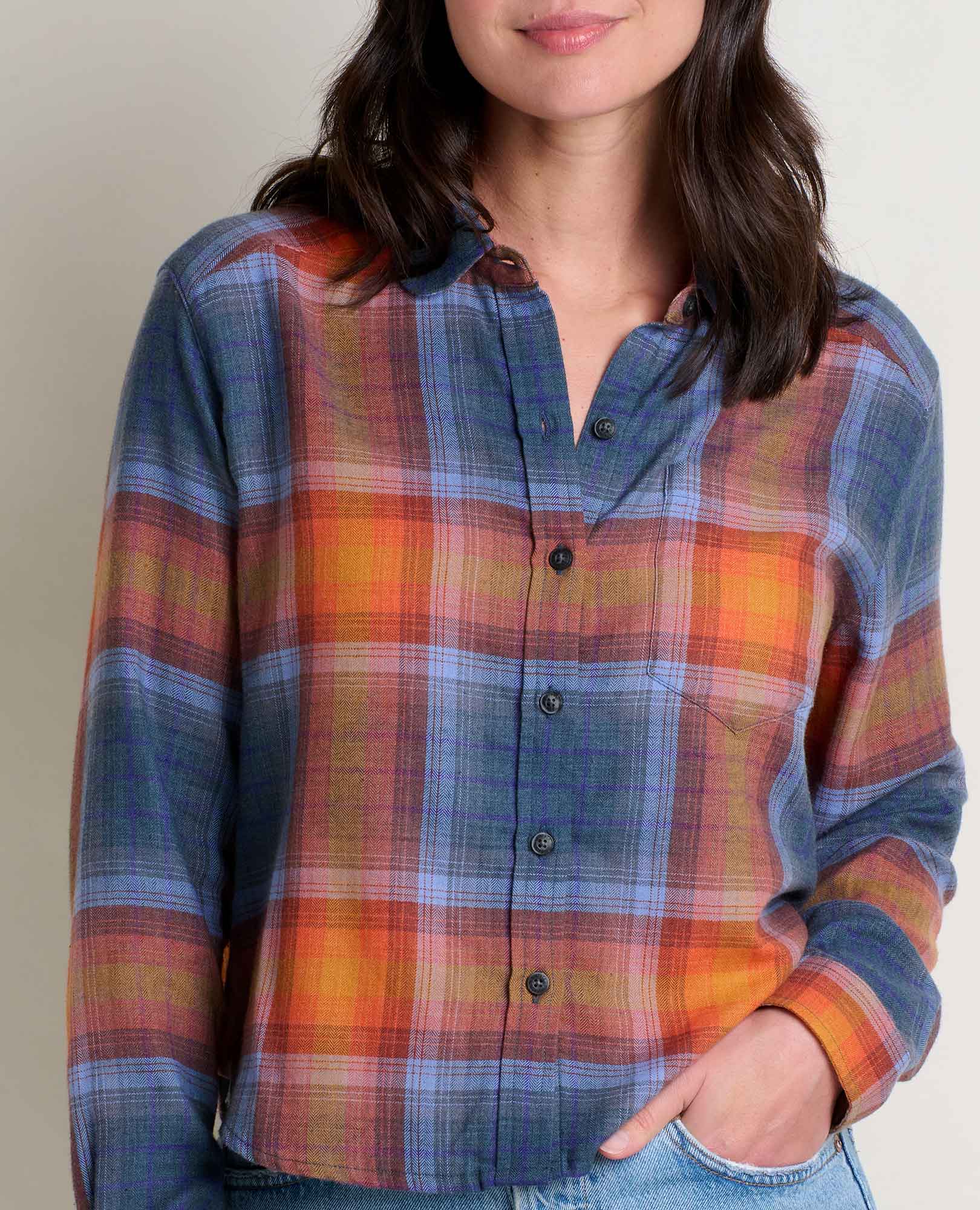 Re-Form Flannel Boxy Shirt - Image 3